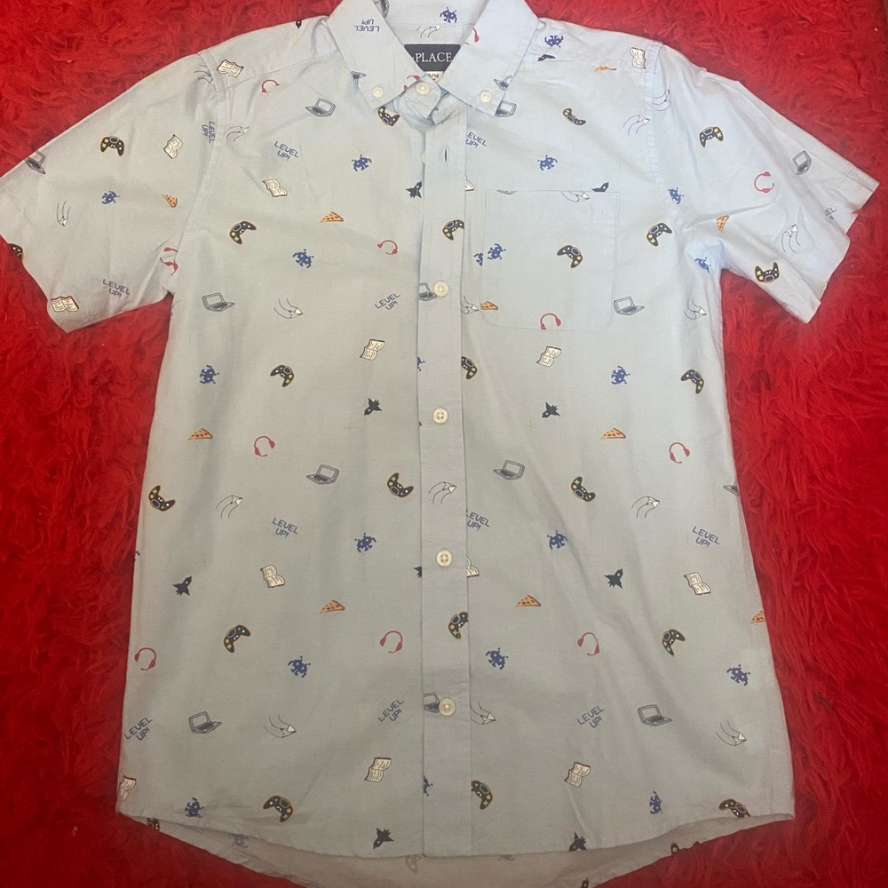 The Children's Place Light Blue Kids Button Down Shirt